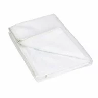 Protectie impermeabila, Qmini, Pentru patuturi 120x60 cm, Alb