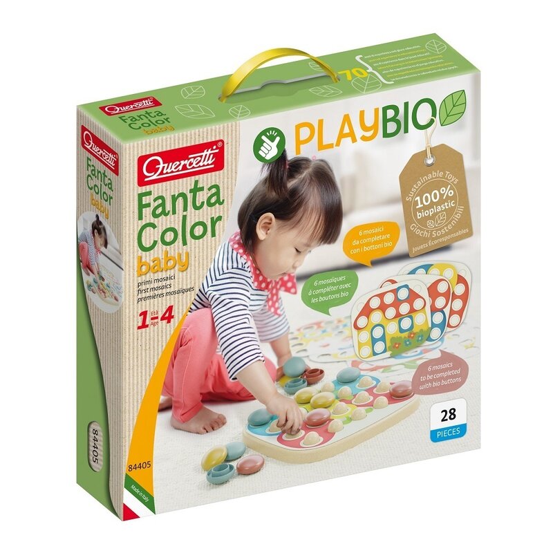 Quercetti - set creativ baby bio , fantacolor