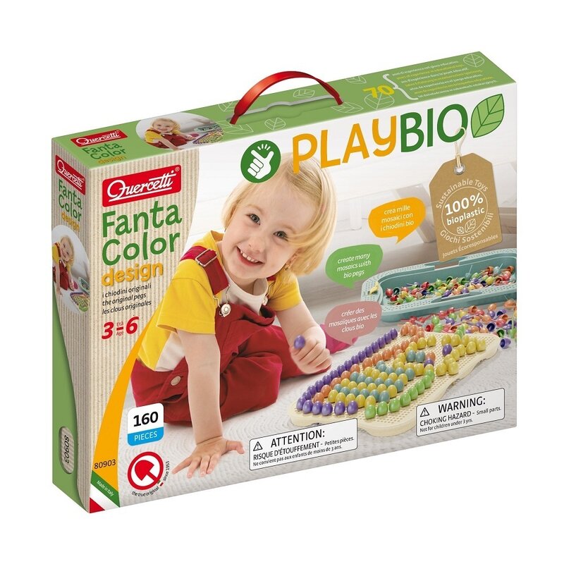 Quercetti - set creativ design bio , fantacolor