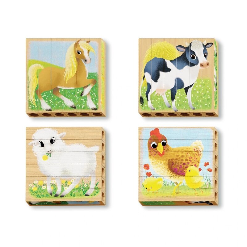 Quercetti Four Puzzle Animale Ferma Bio