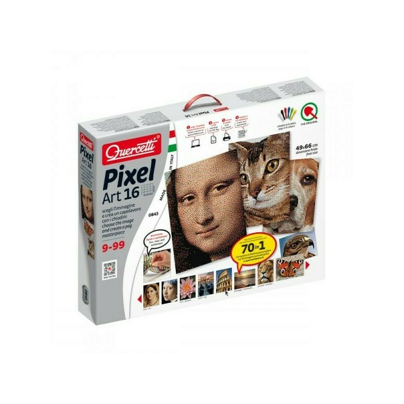 Quercetti - set creativ pentru copii pixel photo art 16