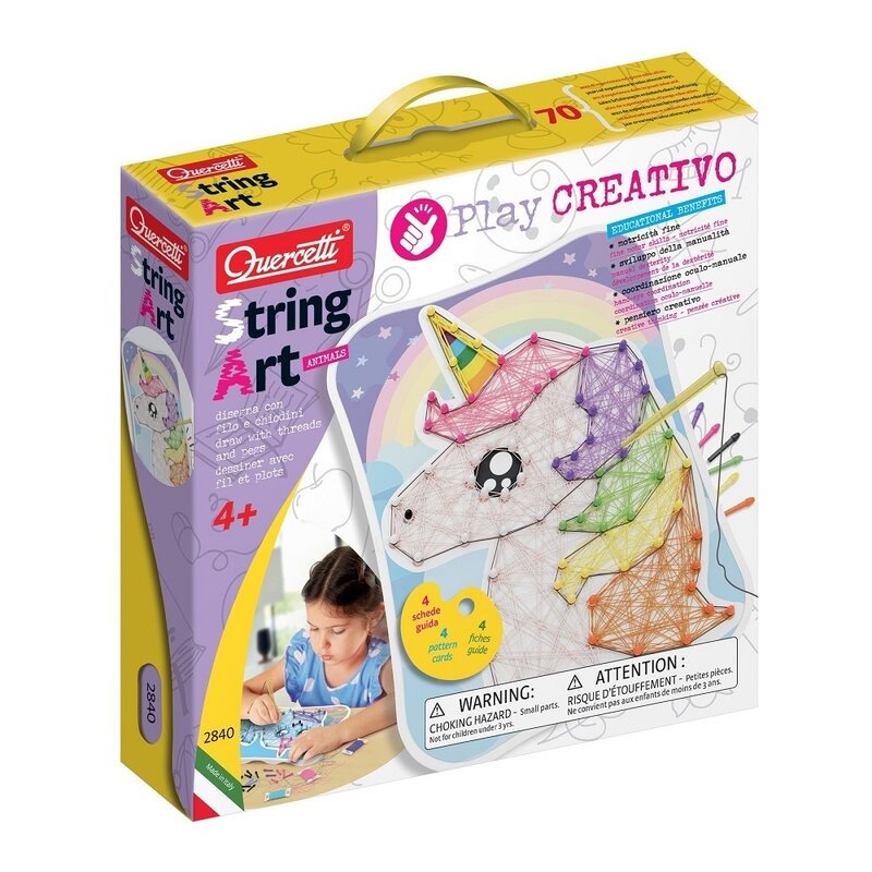Quercetti - set creativ animale , string art