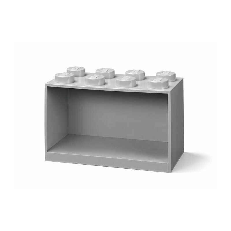 Lego - raft caramida 2x4 - gri