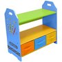 Style - Raft carti si jucarii cu cadru din lemn Blue Crayon - 1