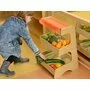 Stand fructe si legume de jucarie, din lemn, +3 ani, Masterkidz - 3