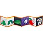 Rainbow Designs - Jucarie textila Tiny & Very Hungry Caterpillar cu doua fete pentru dezvoltare senzoriala - 6
