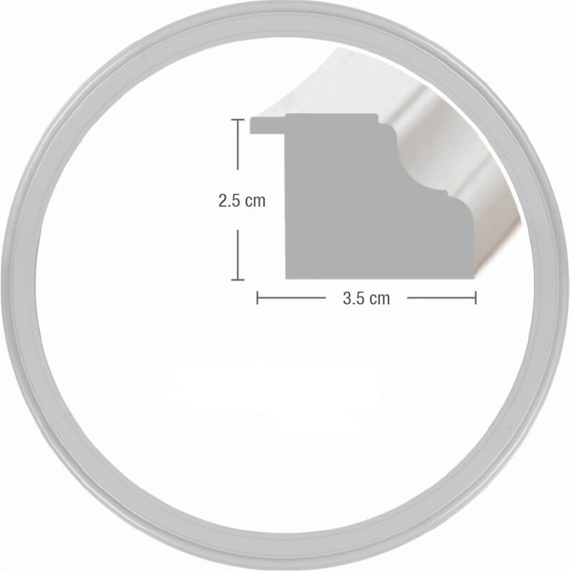 Rama puzzle 570 p rotunda model alb