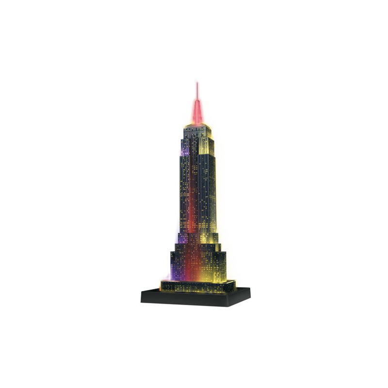 Puzzle 3D Empire State Building - Lumineaza Noaptea, 216 Piese