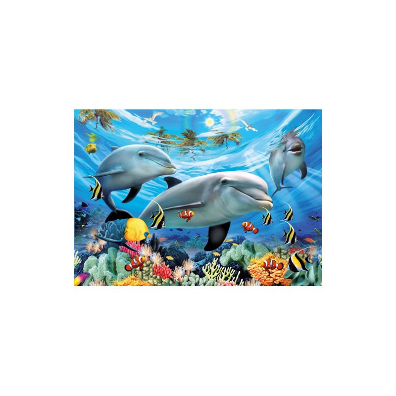 Ravensburger - Puzzle Delfini, 300 Piese