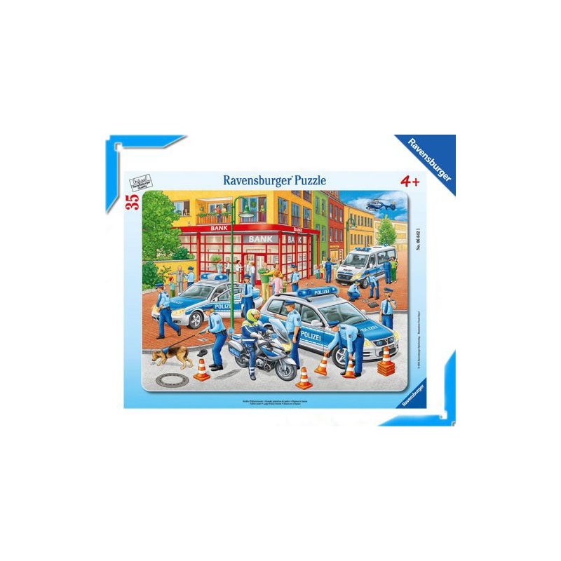 Ravensburger - Puzzle Fortele politiei, 35 piese