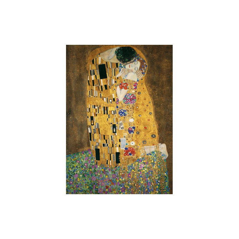 Ravensburger - puzzle gustav klimt - sarutul, 1000 piese