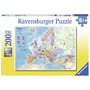 Ravensburger - Puzzle harta politica a europei, 200 piese - 1