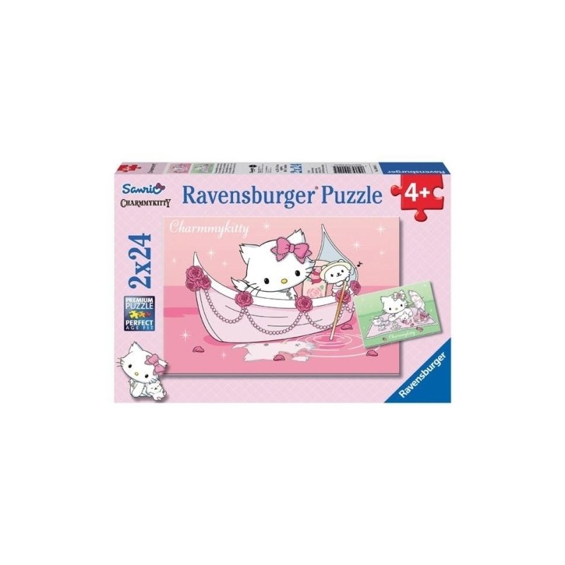 Ravensburger - Puzzle Hello Kitty, 2x24 piese
