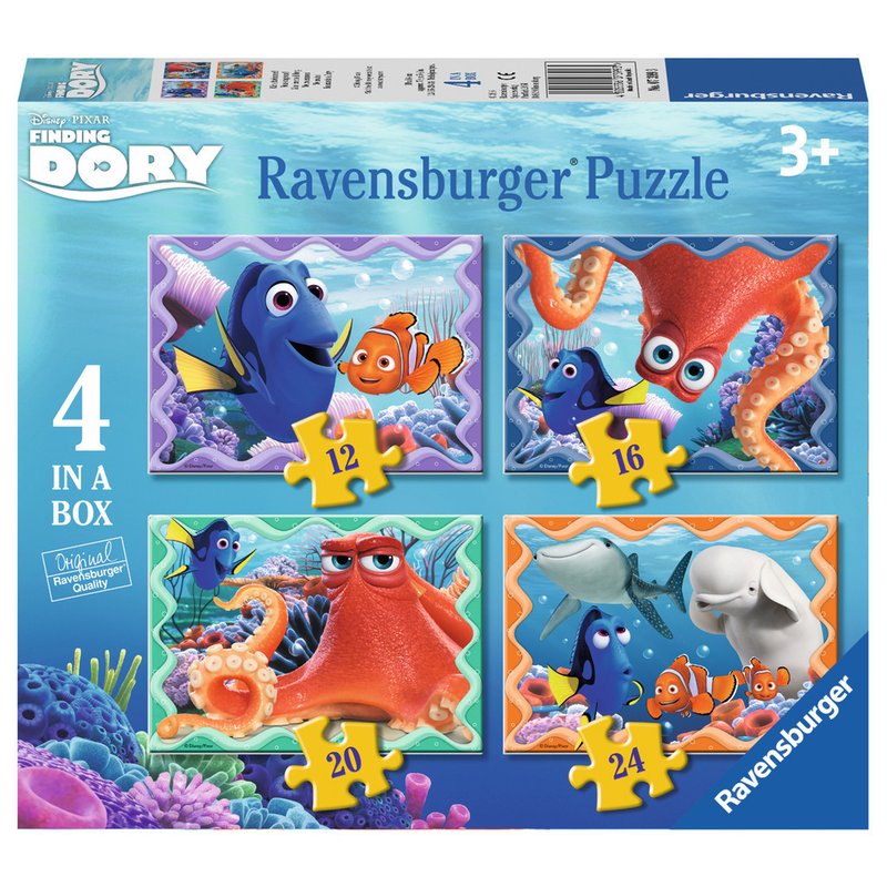 Ravensburger - Puzzle In cautarea lui Dory, 12/16/20/24 piese