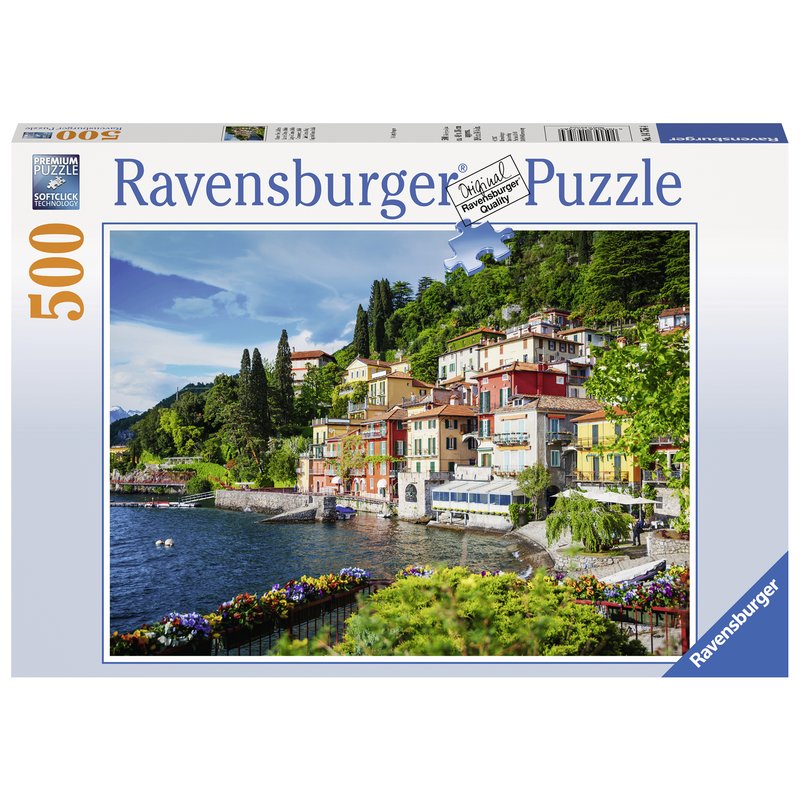 Ravensburger - puzzle lacul como italia, 500 piese