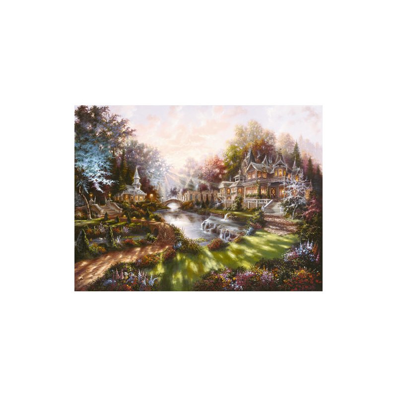 Ravensburger - puzzle revarsatul zorilor, 1000 piese