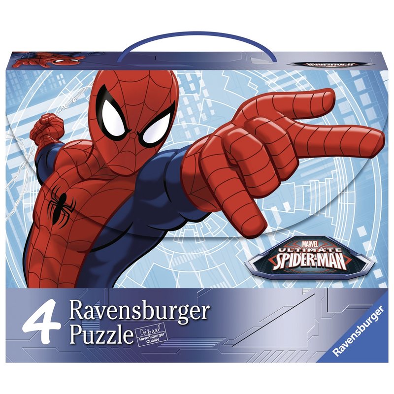 Ravensburger - Puzzle Spiderman, 2x64, 2x81 piese