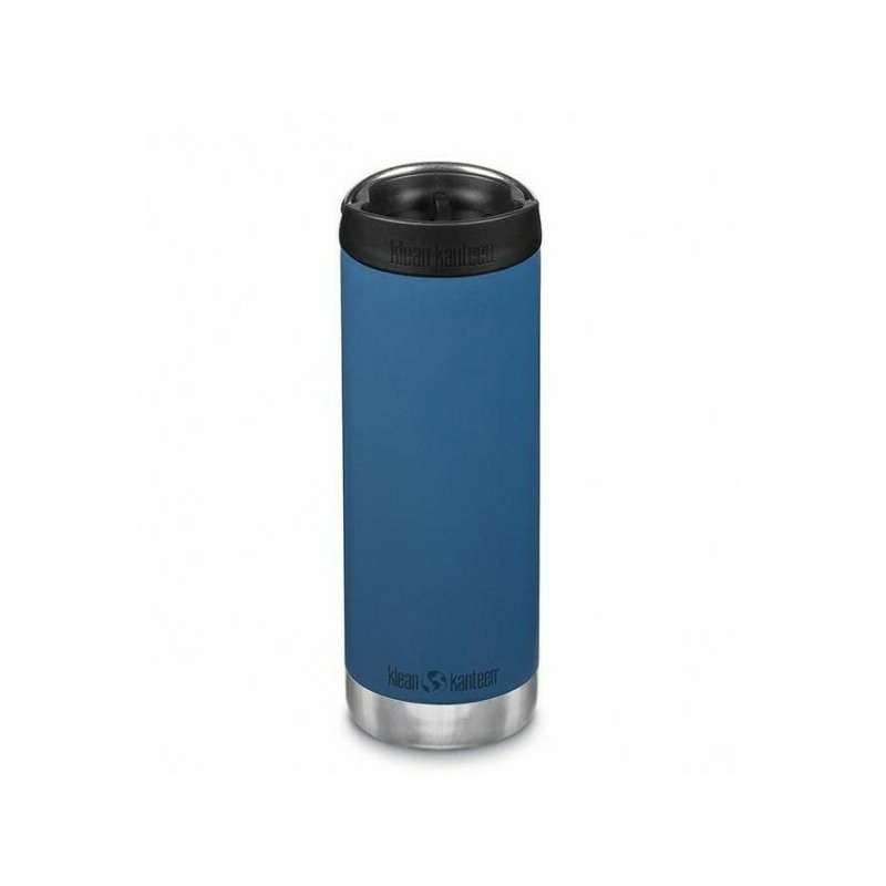 Real Teal - Termos TKWide din otel inoxidabil 473 ml cu capac ceai/cafe - Klean Kanteen