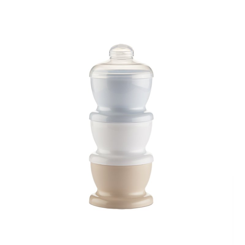Thermobaby - recipient 3 compartimente lapte praf/mancarica , baby blue
