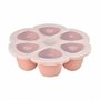 Recipient ermetic silicon multiportii 6x150 ml Beaba Old Pink - 1