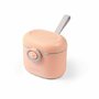 Recipient pentru lapte praf sau gustari, Baby Ono, Cu lingurita pentru masura inclusa, Capacitate 240 ml, Inchidere etansa, Din silicon, Roz - 3