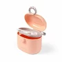 Recipient pentru lapte praf sau gustari, BabyOno, Cu lingurita pentru masura inclusa, Capacitate 240 ml, Inchidere etansa, Din silicon, Roz - 1
