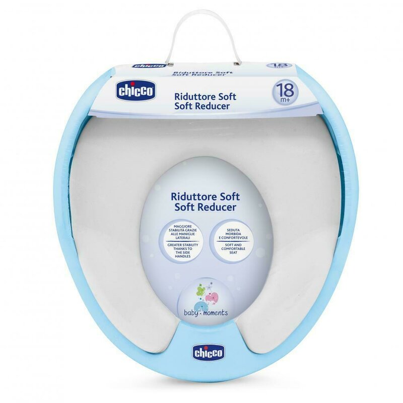 Chicco - reductor pentru wc, soft, bleu, 18luni+