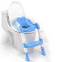 Reductor toaleta cu scarita Little Mom Simple Chair Blue - 8