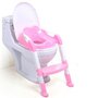 Reductor toaleta cu scarita Little Mom Simple Chair Pink - 3