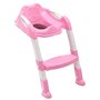 Reductor toaleta cu scarita Little Mom Simple Chair Pink - 5