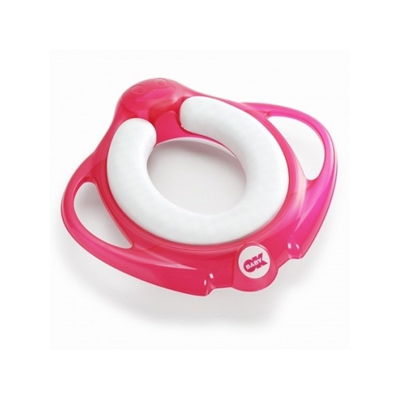 Ok baby - reductor toaleta pinguo soft, roz inchis