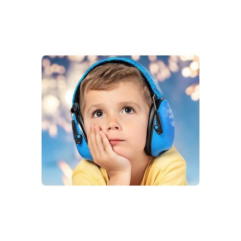 Casti antifonice pentru copii, ofera protectie auditiva, SNR 27, albastre, 24+ luni, Reer SilentGuard Kids Boy 53083