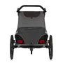 Carucior si remorca de bicicleta, Lionelo, Cama, Multifunctional, Pentru 1 sau 2 copii, Cu sistem de absorbtie a socurilor SIQ, Geamuri cu protectie solara, Negru - 11