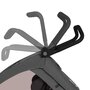 Carucior si remorca de bicicleta, Lionelo, Cama, Multifunctional, Pentru 1 sau 2 copii, Cu sistem de absorbtie a socurilor SIQ, Geamuri cu protectie solara, Negru - 17