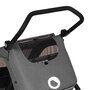 Carucior si remorca de bicicleta, Lionelo, Cama, Multifunctional, Pentru 1 sau 2 copii, Cu sistem de absorbtie a socurilor SIQ, Geamuri cu protectie solara, Negru - 18