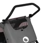 Carucior si remorca de bicicleta, Lionelo, Cama, Multifunctional, Pentru 1 sau 2 copii, Cu sistem de absorbtie a socurilor SIQ, Geamuri cu protectie solara, Negru - 18