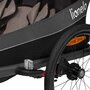 Carucior si remorca de bicicleta, Lionelo, Cama, Multifunctional, Pentru 1 sau 2 copii, Cu sistem de absorbtie a socurilor SIQ, Geamuri cu protectie solara, Negru - 23