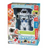 Robot de jucarie Smarty Kids RS Toys, care merge si isi misca bratele, cu lumini si sunete