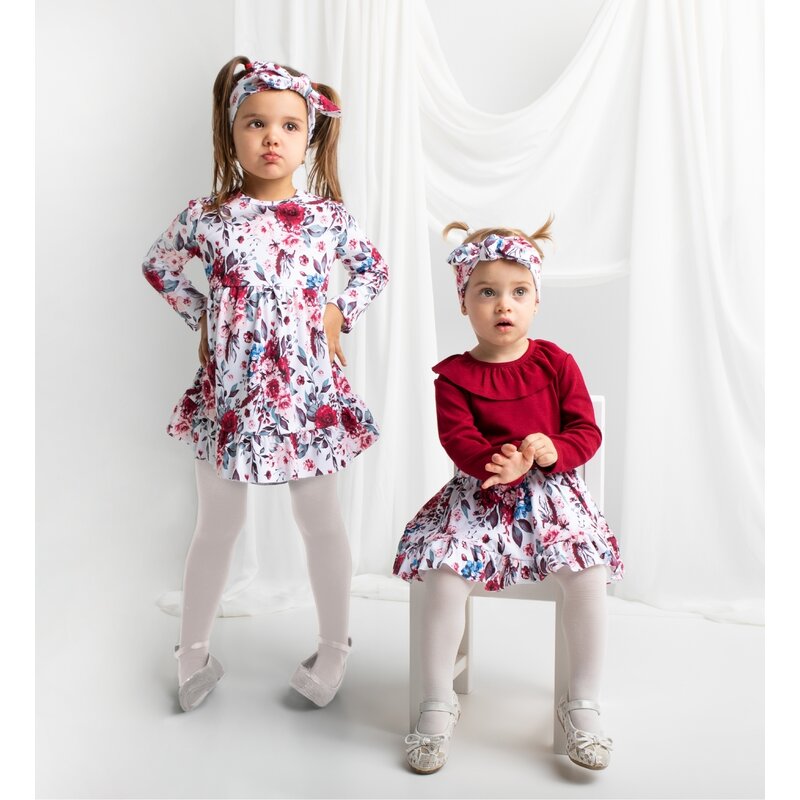 Nicol - rochita cu maneca lunga bumbac 100% (180167) colectia kate 2021 marimea 104