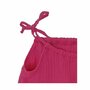 Rochie de vara cu snur pentru fetite, din muselina, Pink Pop, 12-18 luni - 3