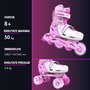 Role 2 in 1 Neon Combo Skates marime 34-37 Pink - 5