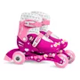 Role, Stamp, Disney, De la incepator la avansat, Cu 3 roti, Ajustabile, Inchidere prin velcro, Cu frana, Marime 27-30, Princess