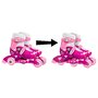 Role, Stamp, Disney, De la incepator la avansat, Cu 3 roti, Ajustabile, Inchidere prin velcro, Cu frana, Marime 27-30, Princess - 3