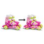 Role, Stamp, Skids Control, De la incepator la avansat, Cu 3 roti, Ajustabile, Inchidere prin velcro, Cu frana, Marime 27-30, Roz/Verde - 3