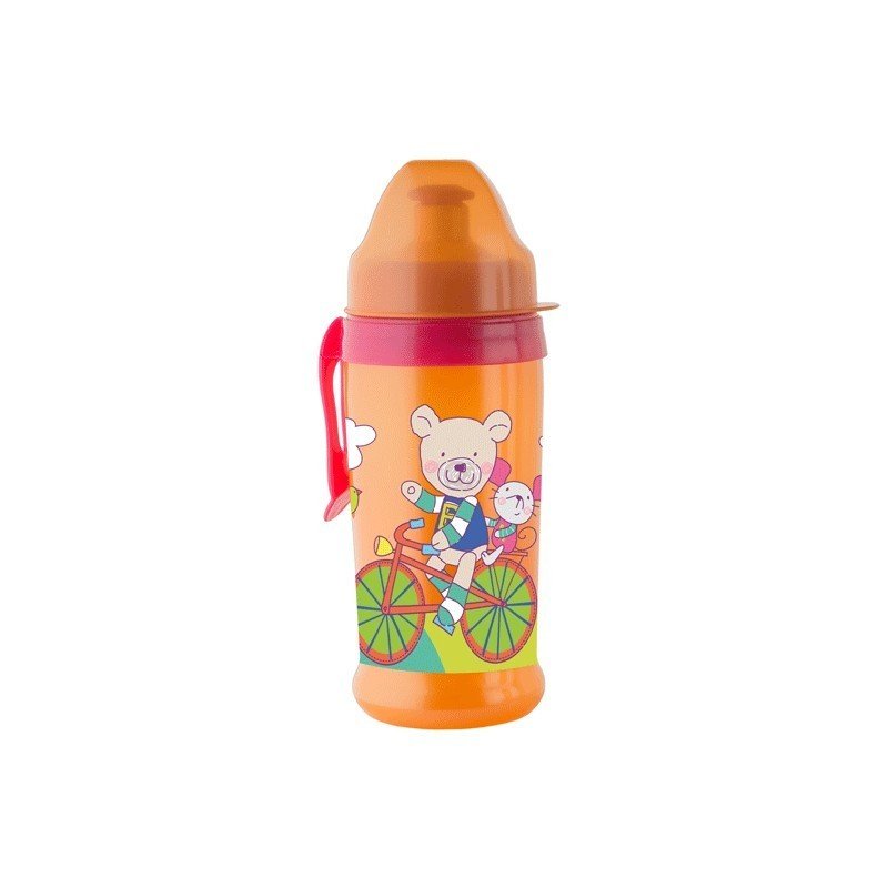 Rotho-baby design - pahar cu supapa active sport coolfrends 360ml.12l+, raspberry