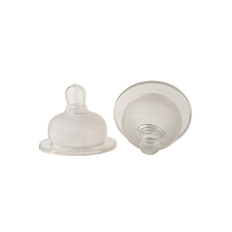 Rotho-baby design - tetina silicon, gat larg, 2 buc 3l