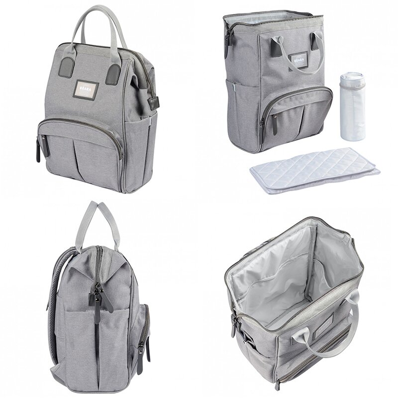 Beaba - rucsac pentru mamici wellington heather, gri