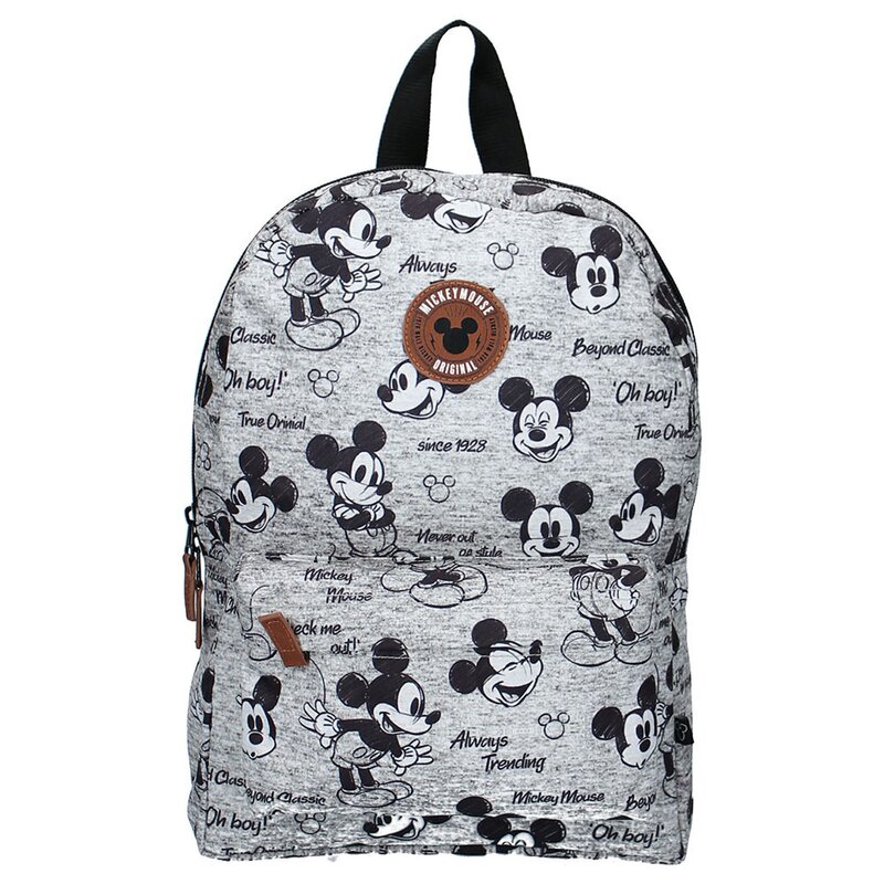 Rucsac Mickey Mouse Never Out Of Style Grey, Vadobag, 33x23x12 cm