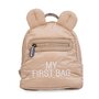 Rucsac pentru copii matlasat Childhome My First Bag Bej - 1