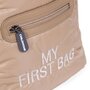 Rucsac pentru copii matlasat Childhome My First Bag Bej - 4